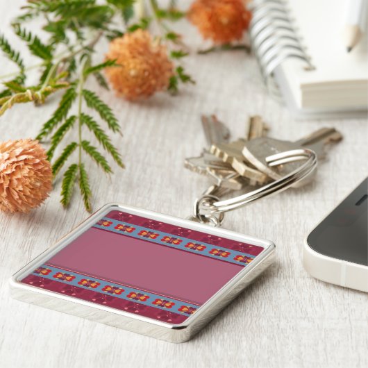 Volkskinnmuster Schlüsselanhänger (Seite)