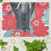 Volksklepperrot Geschirrtuch (Gefaltet)