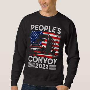 Volkskonvoi 2022 Amerika LKWs Konvoy USA Sweatshirt