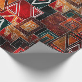 Volkskornamentaler Hintergrund Geschenkpapier (Ecke)