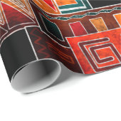 Volkskornamentaler Hintergrund Geschenkpapier (Rolleneckpunkt)