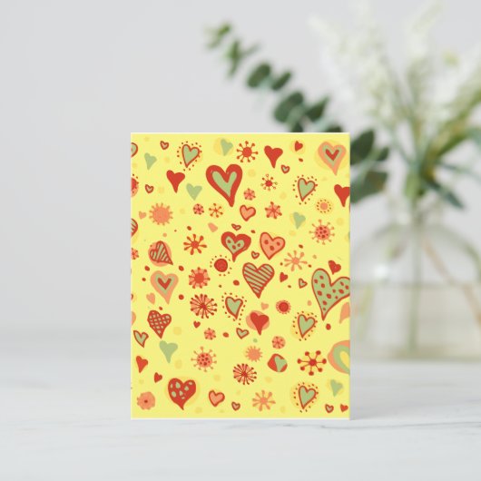 Volkskraut Postkarte (Stehend Vorderseite)