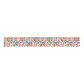 Volkskunst-Art Blumenc$mini-druck 3 Zoll Band Ripsband (Vorderseite)