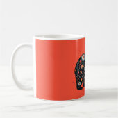 Volkskunst-Bärenbecher Kaffeetasse (Links)