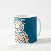 Volkskunst-Bärenbecher Kaffeetasse (VorderseiteRechts)
