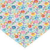 Volkskunst-Blumen-Muster 2 Tischdecke (Schrägansicht)
