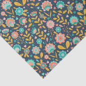 Volkskunst-Blumen-Muster Seidenpapier (Ausschnitt)