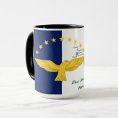 Volkskunst der Azoren Tasse (Vorderseite Links)