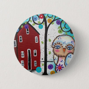 Volkskunst durch EULEN Loris Everett Button