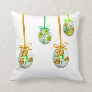 Volkskunst Eggs (Ukrainisch-inspiriert) Kissen