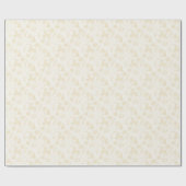 Volkskunst-Hirschwald-Elfenbein-Geschenk Geschenkpapier (Flach)
