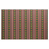 Volkskunst-Kanal-Engboot Rot Gelbe Rosen Stoff (Fat Quarter (45,7 x 55,9 cm))