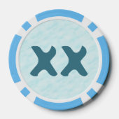 Volkskunst Karibu/Rentier Pokerchips (Rückseite)