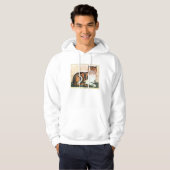Volkskunst: Katze Hoodie (Vorne ganz)