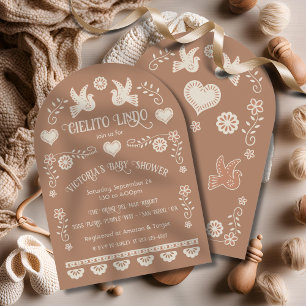 Volkskunst Mexican Cielito Lindo Baby Shower Arch Einladung