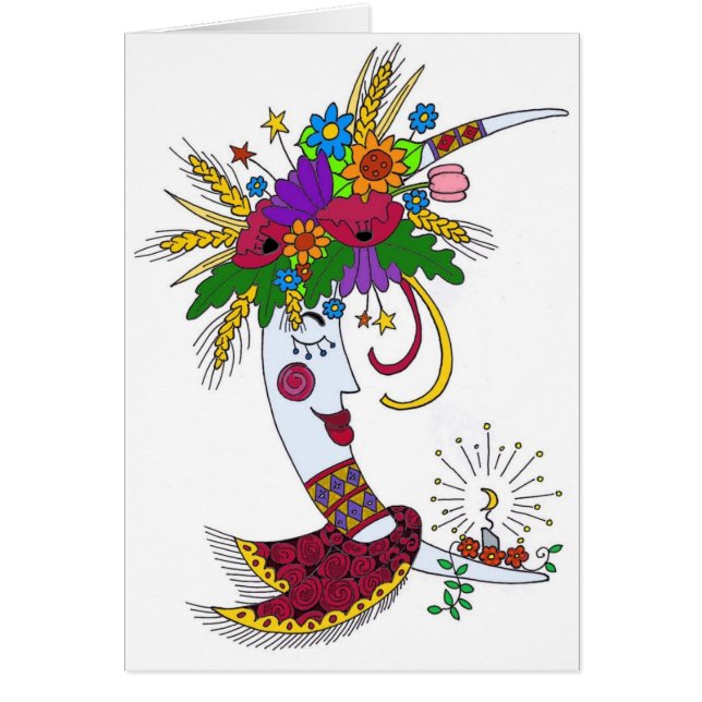 Volkskunst Mond-Mutter-Ukrainian (Vorne)