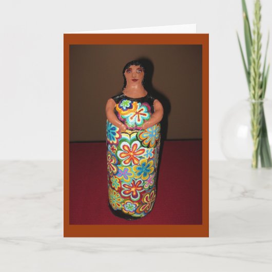 Volkskunst - MuuMuu Mutter Karte (Vorderseite)