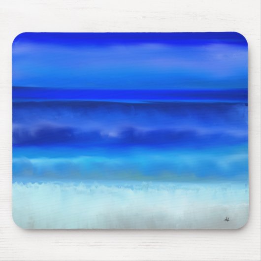 Volkskunst-Nachtozean Mousepad (Vorne)