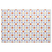 Volkskunst-NeonBlumen-geometrisches Muster Stoff (Fat Quarter (45,7 x 55,9 cm))