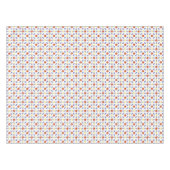 Volkskunst-NeonBlumen-geometrisches Muster Tischdecke (Vorderseite (Horizontal))