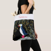 Volkskunst-Puffin Tasche (Von Nahem)