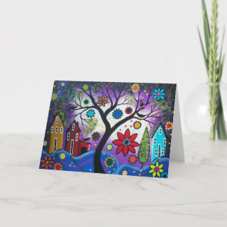 VOLKSKUNST Regenbogen-Dämmerung DURCH Karte