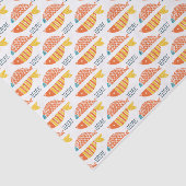 Volkskunst-Schwimmen-Fisch-Muster Seidenpapier (Ausschnitt)