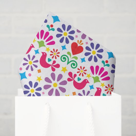Volkskunst seidenpapier (Geschenktüte)