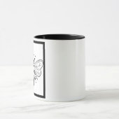 Volkskunst Tasse (Zentrum)