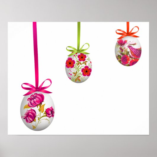 Volkskunst (Ukrainisch-inspiriert) Poster (Vorne)