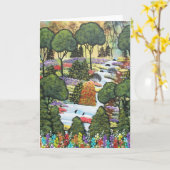 VOLKSkunst umgeben von der Liebe DURCH Karte (Gelbe Blume)