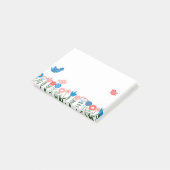 Volkskunst Vögel und Blumen Post-it® Notizen (angewinkelt)