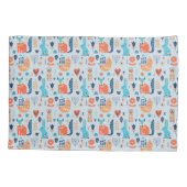 Volkskunst-Waldtier-Muster Kissenbezug (Rückseite-Links)