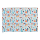 Volkskunst-Waldtier-Muster Kissenbezug (Vorderseite-Rechts)