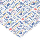 Volkskunst-Winter-Vogel-Muster Kurzer Tischläufer (Ecke)