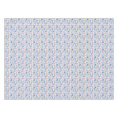 Volkskunst-Winter-Vogel-Muster Tischdecke (Vorderseite (Horizontal))