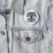 Volkskunstbaum des Lebens Button (Beispiel)