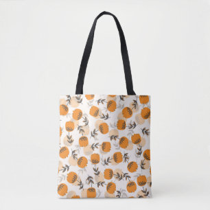 Volkskunstblumen im skandinavischen Stil Tasche
