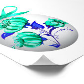 Volkskunsteier (Ukrainisch-inspiriert) Poster (Ecke)