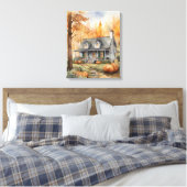 Volkskunsthaus Leinwanddruck (Insitu (Schlafzimmer))