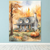 Volkskunsthaus Leinwanddruck (Insitu (Holzboden))