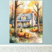 Volkskunsthaus Leinwanddruck (Insitu (Holzboden))