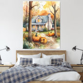 Volkskunsthaus Leinwanddruck (Insitu (Schlafzimmer))