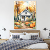 Volkskunsthaus Leinwanddruck (Insitu (Schlafzimmer))