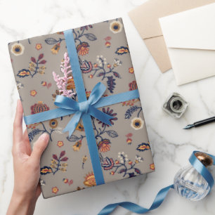 Volkskunstmuster geschenkpapier