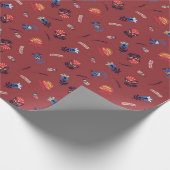 Volkskunstmuster geschenkpapier (Ecke)