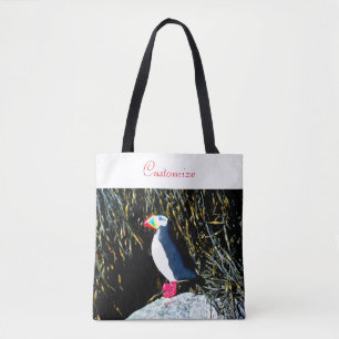 Volkskunstpuffin Tasche