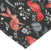 Volkskunststil-Blumenmuster-Designs Kurzer Tischläufer (Ecke)
