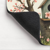 Volkslied Kunst Vogel und Vogelhaus Mousepad (Ecke)