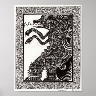 Volksmonster-Plakat Poster